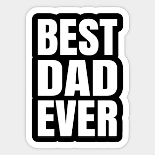 BEST DAD EVER ANTON BLACK Print Sticker